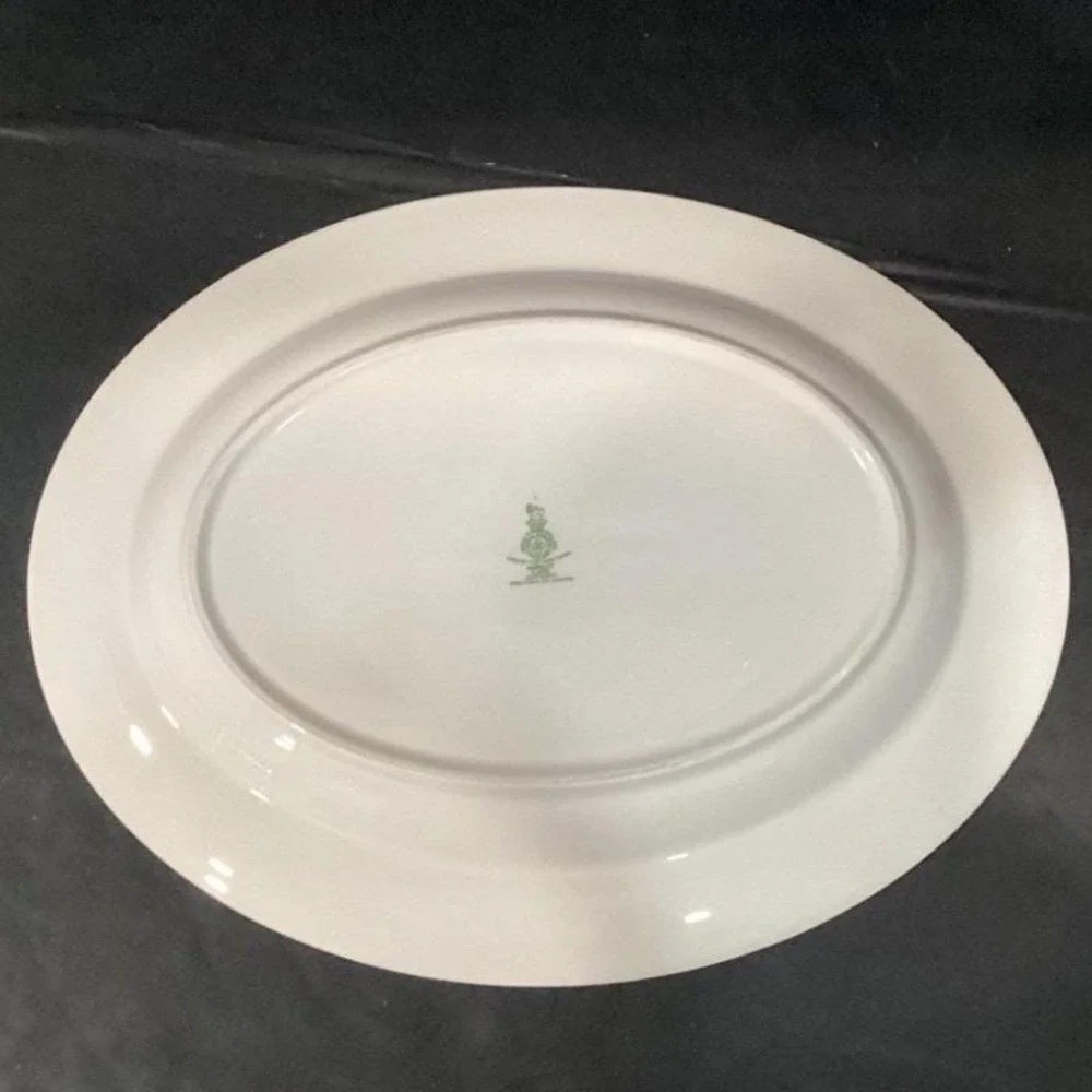 Royal Doulton Amulet Oval Serving Platter, White Floral Bone‎ China Tableware